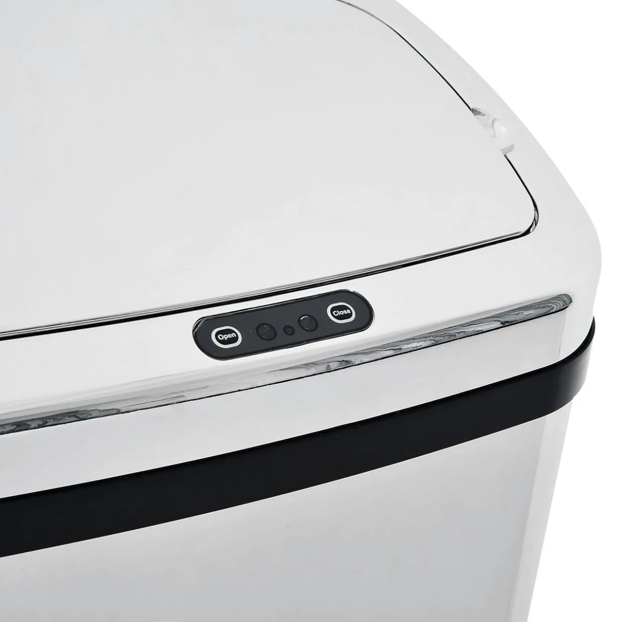 Mülleimer Automatik mit Sensor Abfalleimer Küche Edelstahl 50/68L Silber