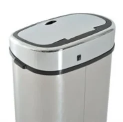 Mülleimer Automatik mit Sensor Edelstahl Silber (68L)