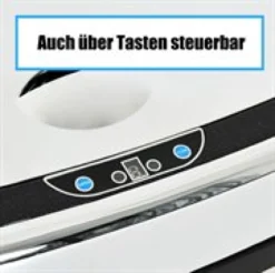 Mülleimer Automatik mit Sensor Edelstahl Silber (68L)