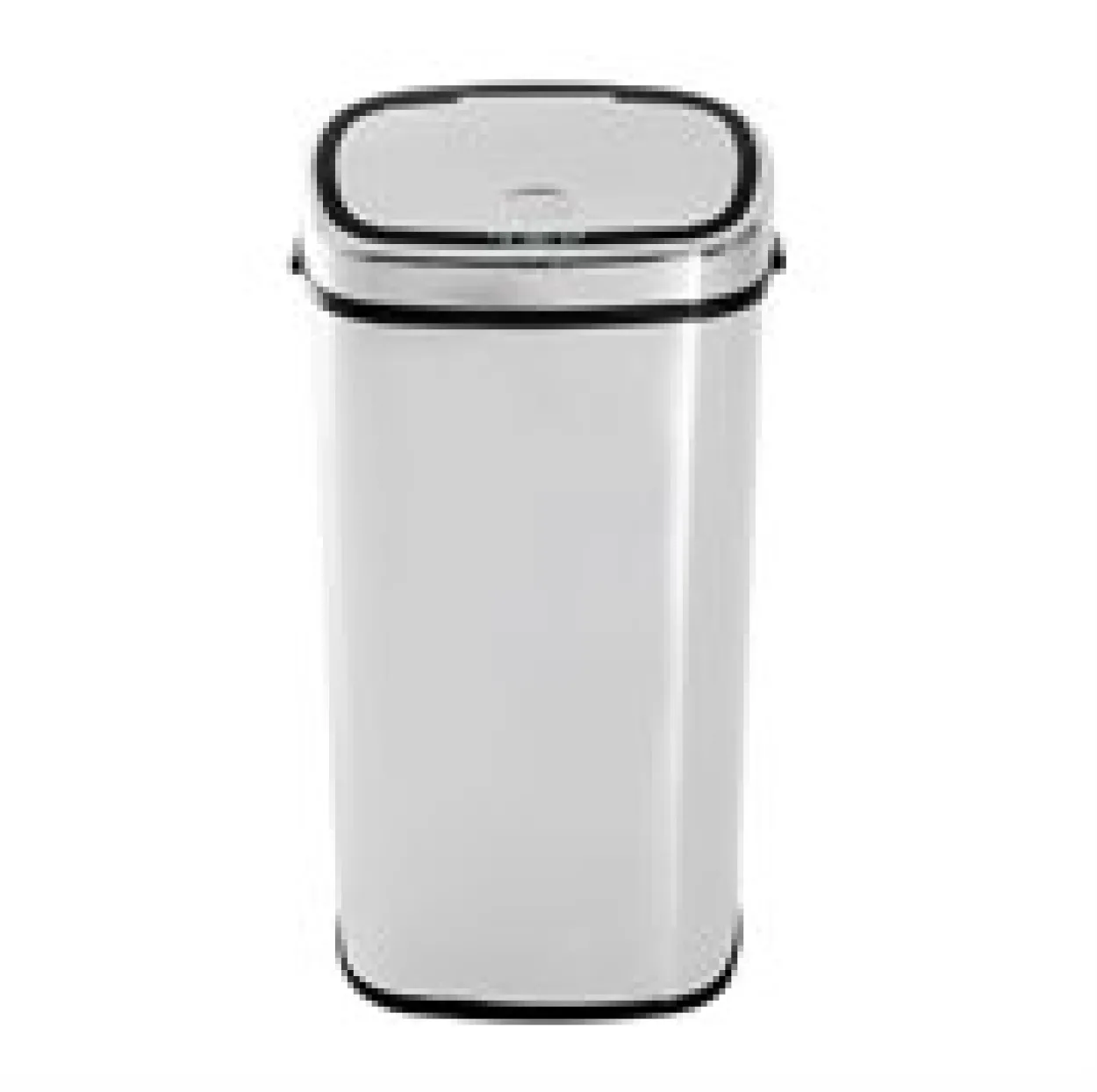 Mülleimer Automatik mit Sensor Edelstahl Silber (68L)