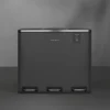 Mülleimer 3 Fächer 54L N°990 Anthrazitgrau