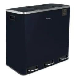 Mülleimer 3 Fächer 54L N°986 Dunkelblau