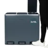 Mülleimer 3 Fächer 54L N°984 Dunkelgrau