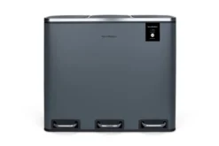 Mülleimer 3 Fächer 54L N°984 Dunkelgrau