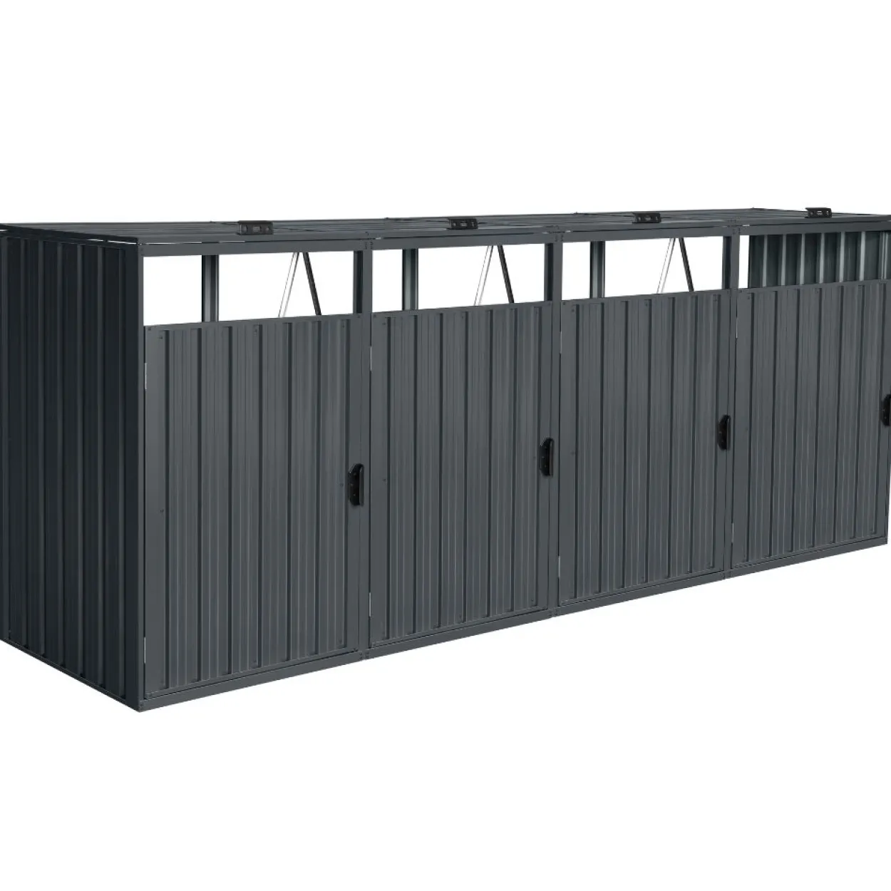Mülltonnenbox CUBO - 4x 240 L