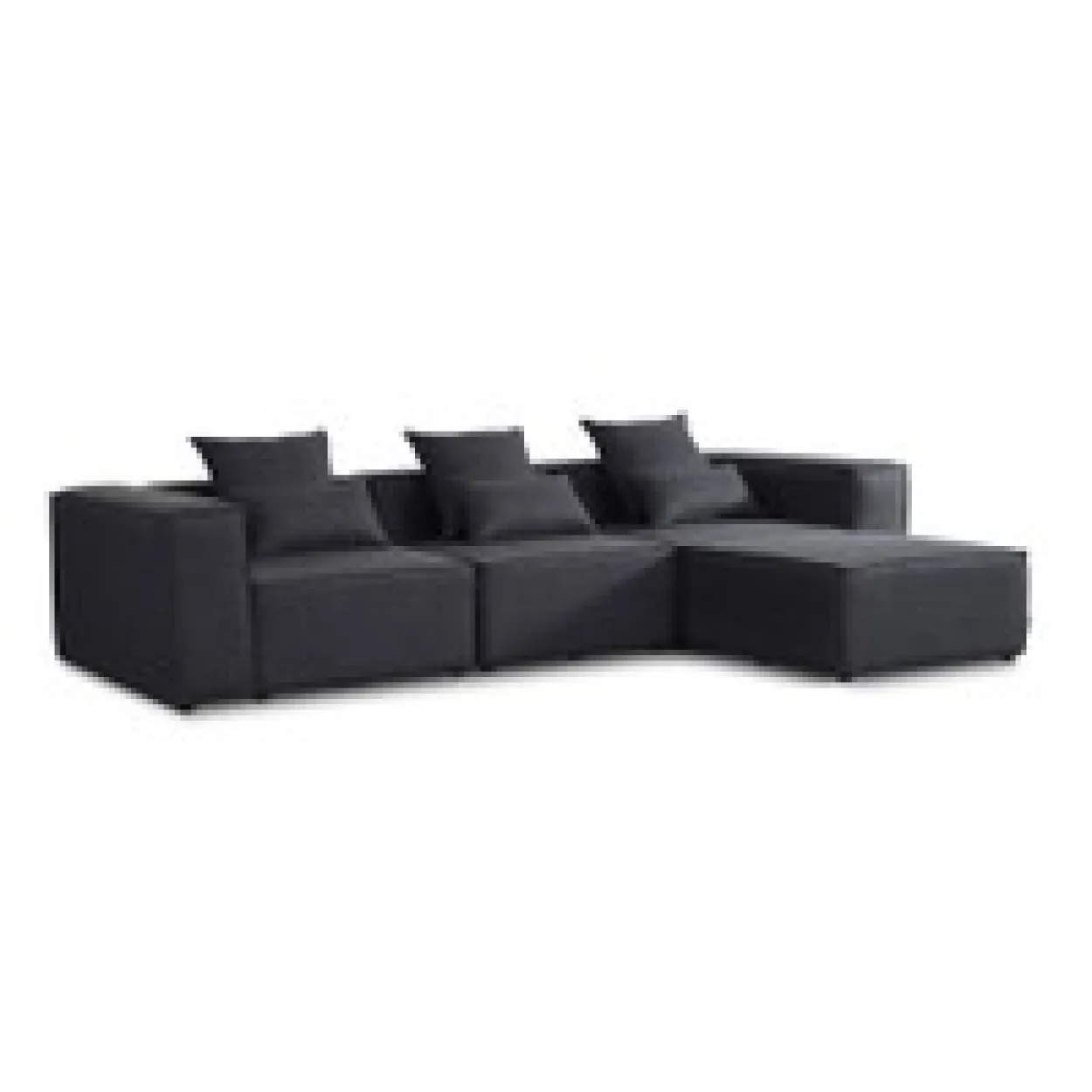 Modulares Sofa VERONA - L Anthrazit