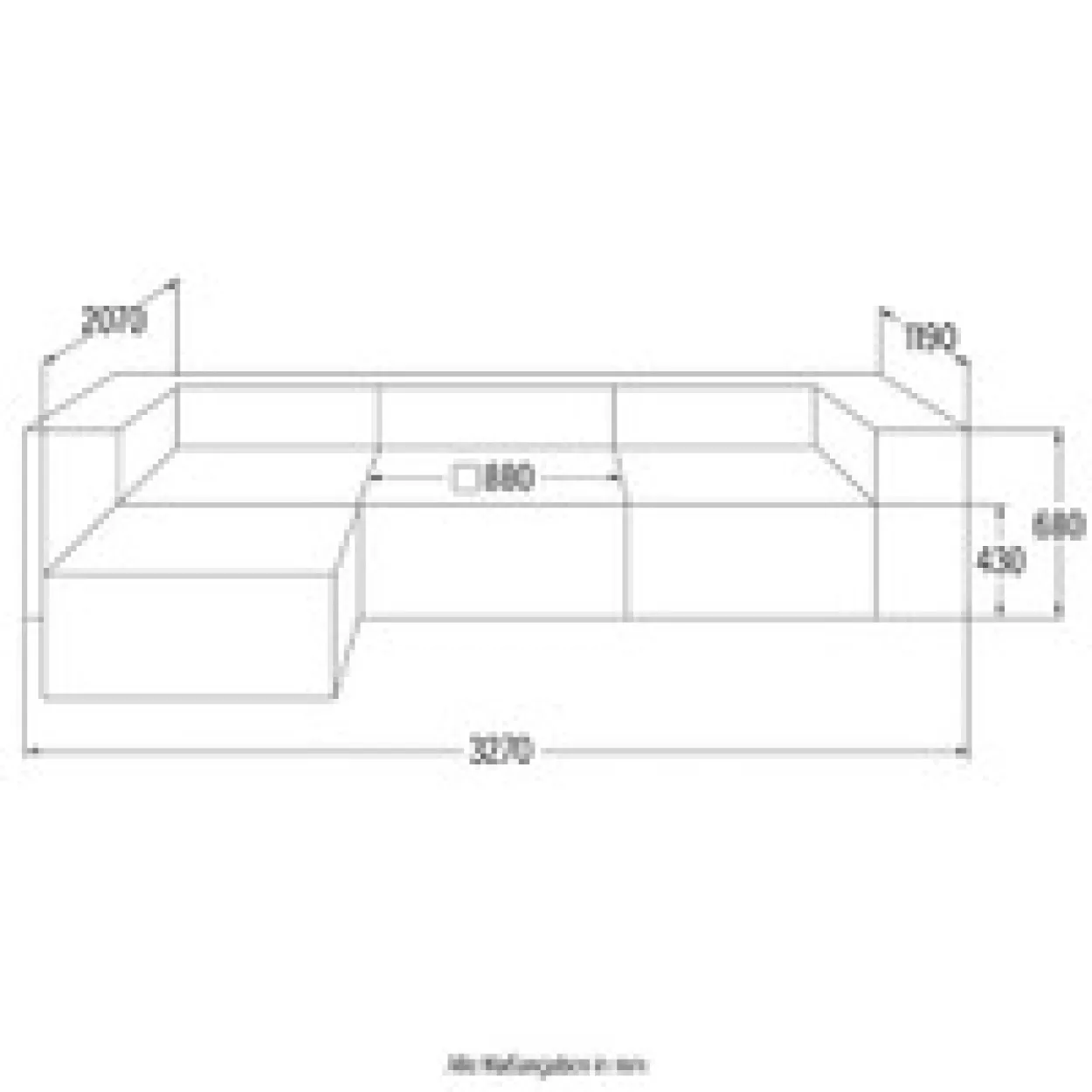 Modulares Sofa VERONA - L Anthrazit
