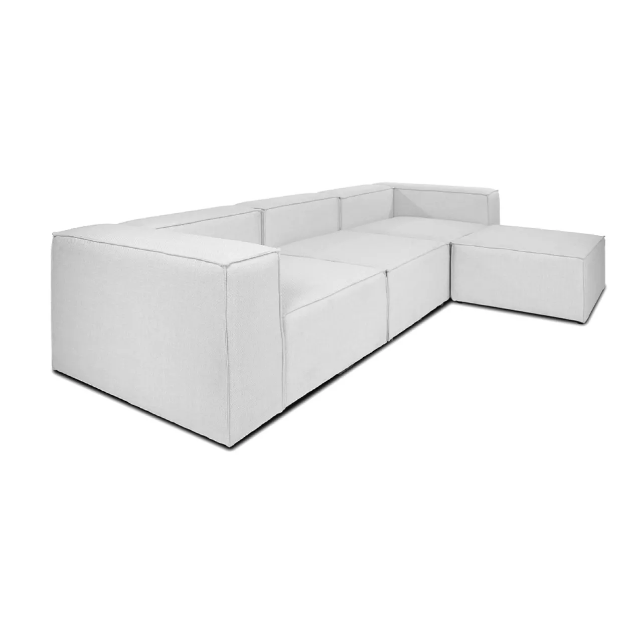 Modulares Sofa VERONA - L hellgrau