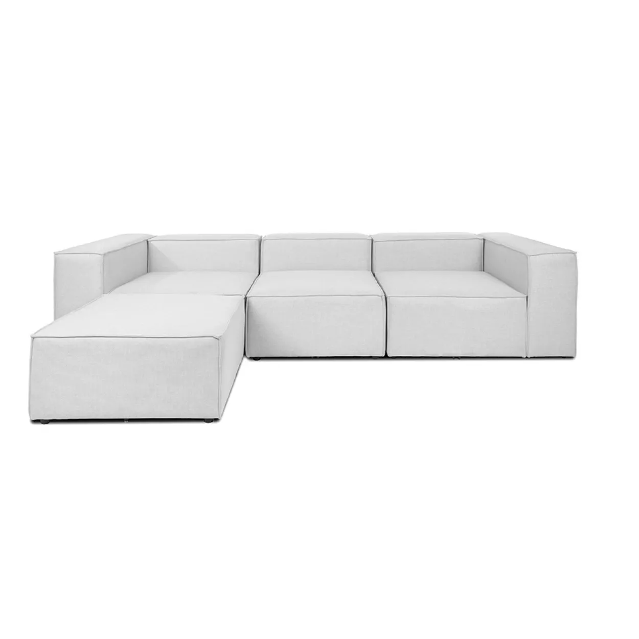 Modulares Sofa VERONA - L hellgrau