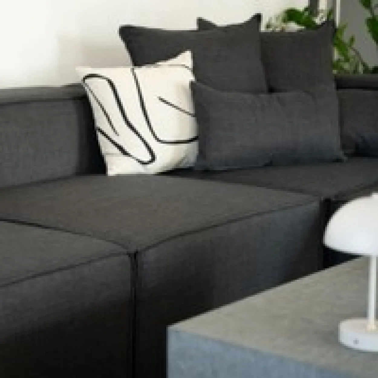 Modulares Sofa VERONA - S Anthrazit
