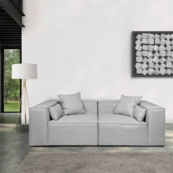 Modulares Sofa VERONA - S hellgrau