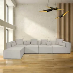 Modulares Sofa VERONA - XL hellgrau