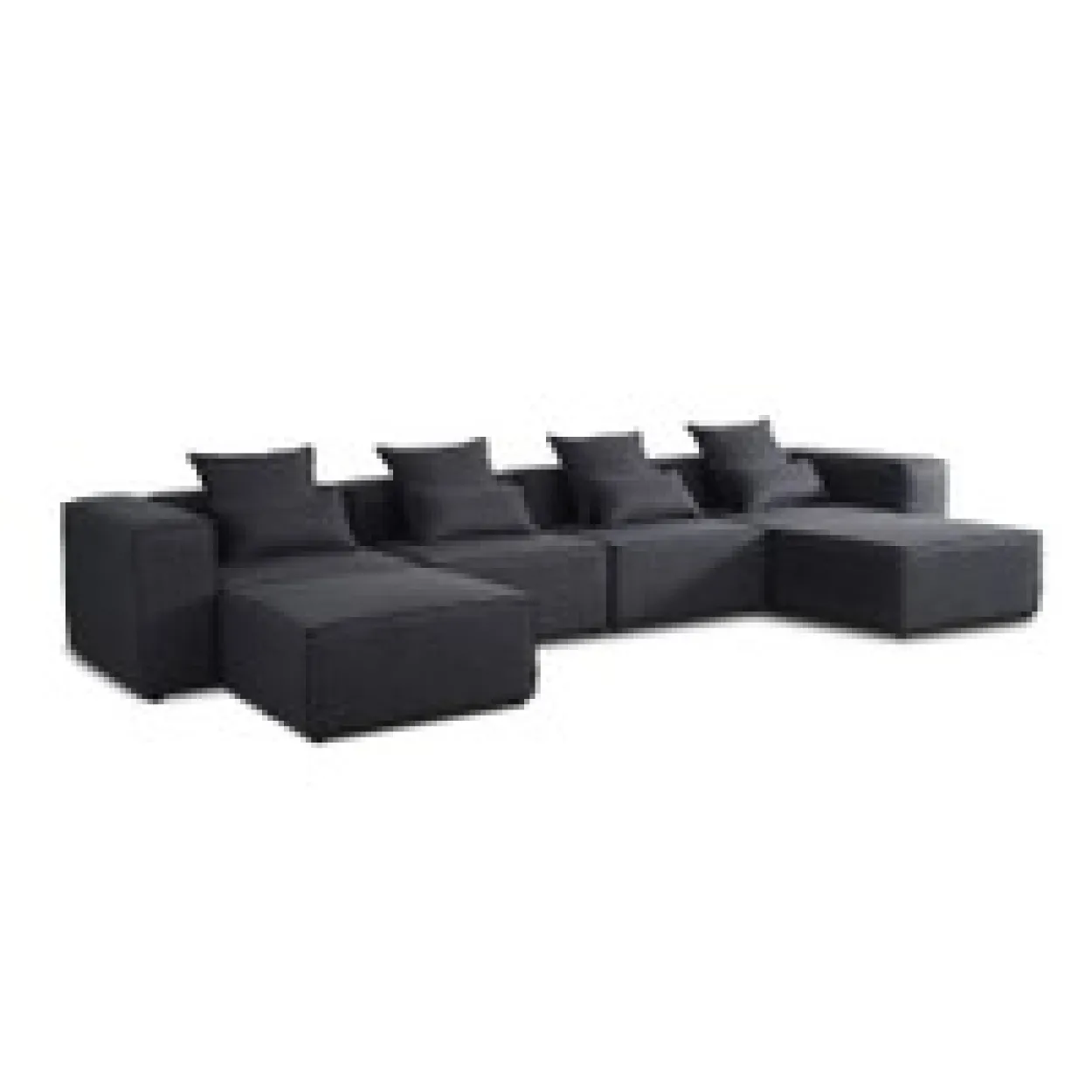 Modulares Sofa VERONA - XXL Anthrazit
