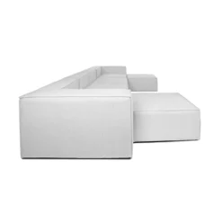 Modulares Sofa VERONA - XXL hellgrau