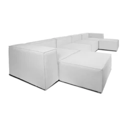 Modulares Sofa VERONA - XXL hellgrau