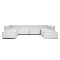 Modulares Sofa VERONA - XXL hellgrau