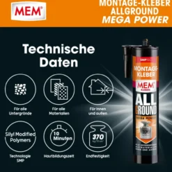Montage-Kleber Allground Mega Power 450g
