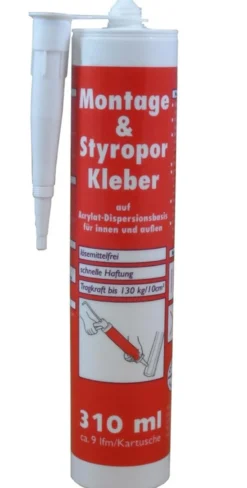 Montage & Styropor Kleber, 310 ml