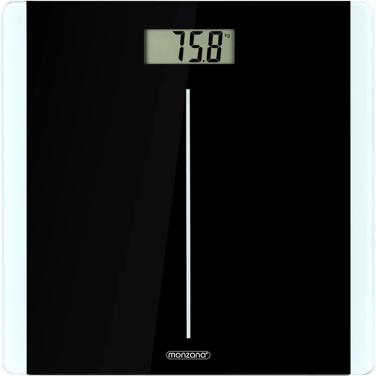 monzana Digitale Personenwaage mit DMS-Sensorsystem - LCD Display