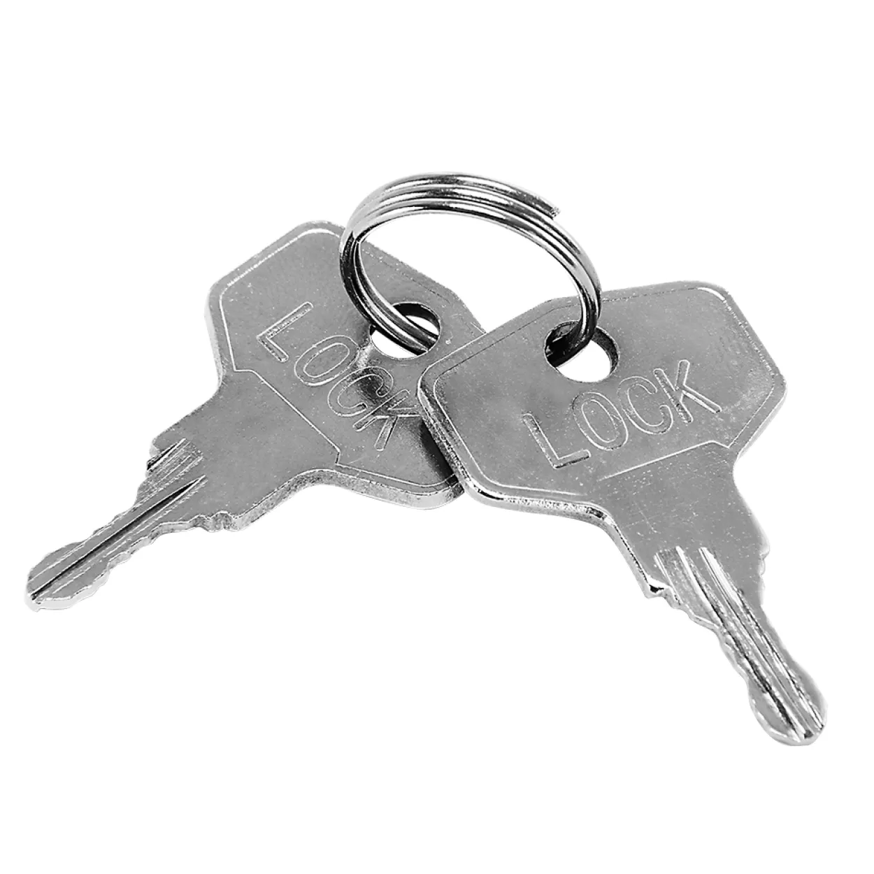 monzana Fenstergriff 2er-Set Silber abschließbar