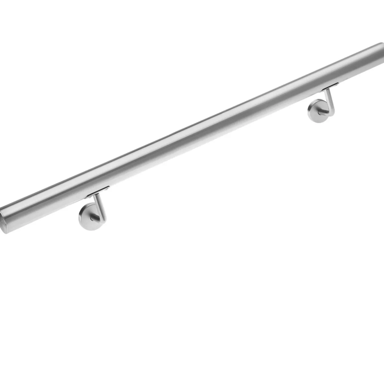Monzana Handlauf Edelstahl - 100x4,2cm