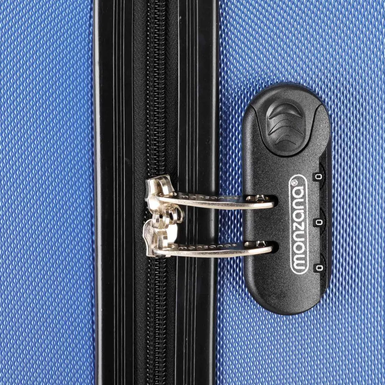 monzana Hartschalenkoffer Baseline Blau M ABS