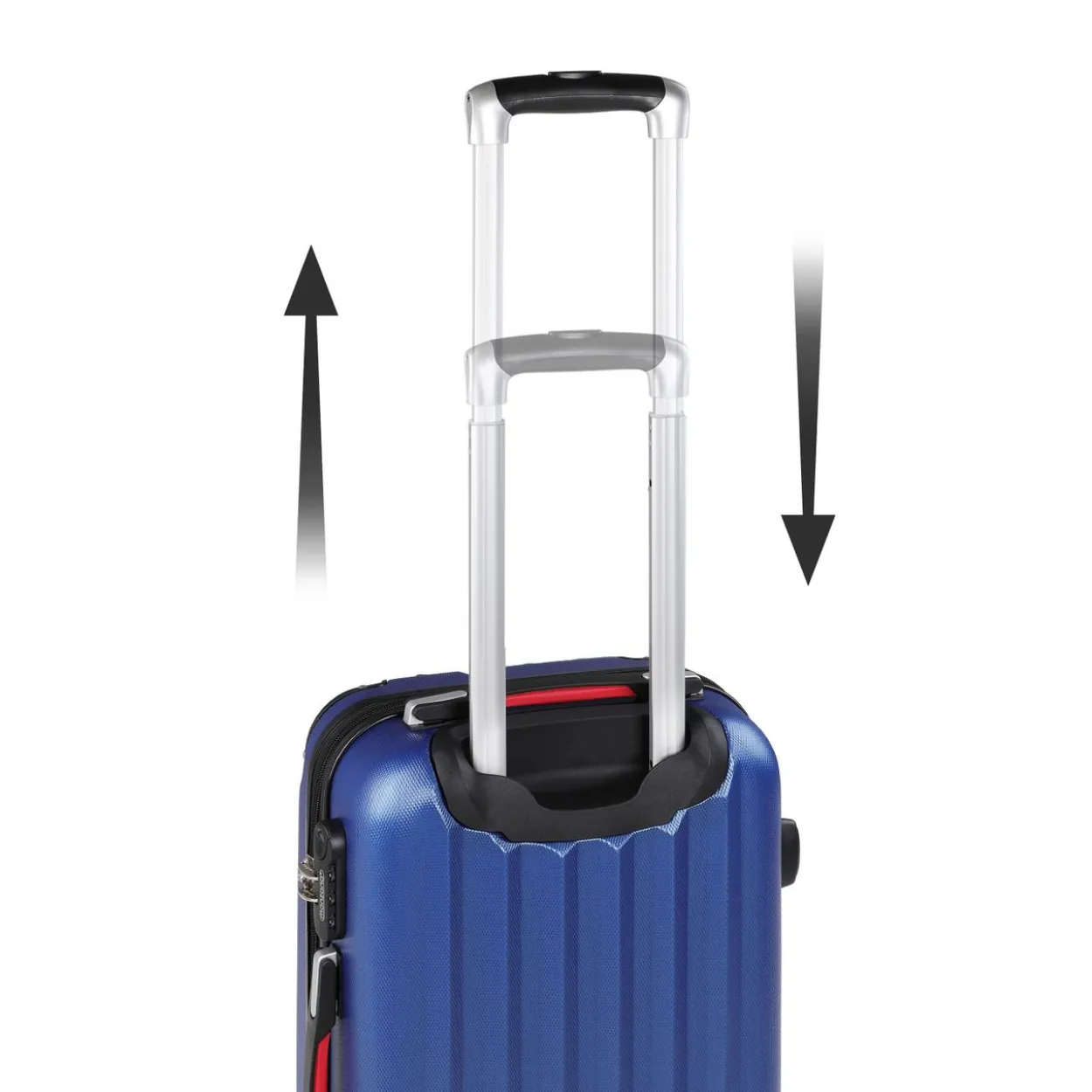 monzana Hartschalenkoffer Baseline Blau M ABS