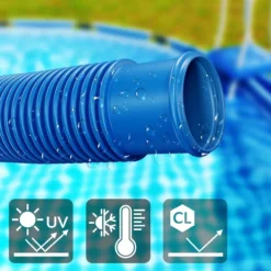 monzana Poolschlauch Blau Ø38mm x 6m