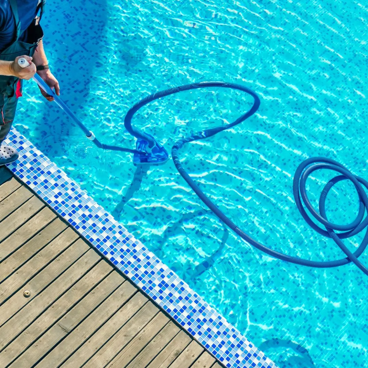 monzana Poolschlauch Blau Ø38mm x 6m