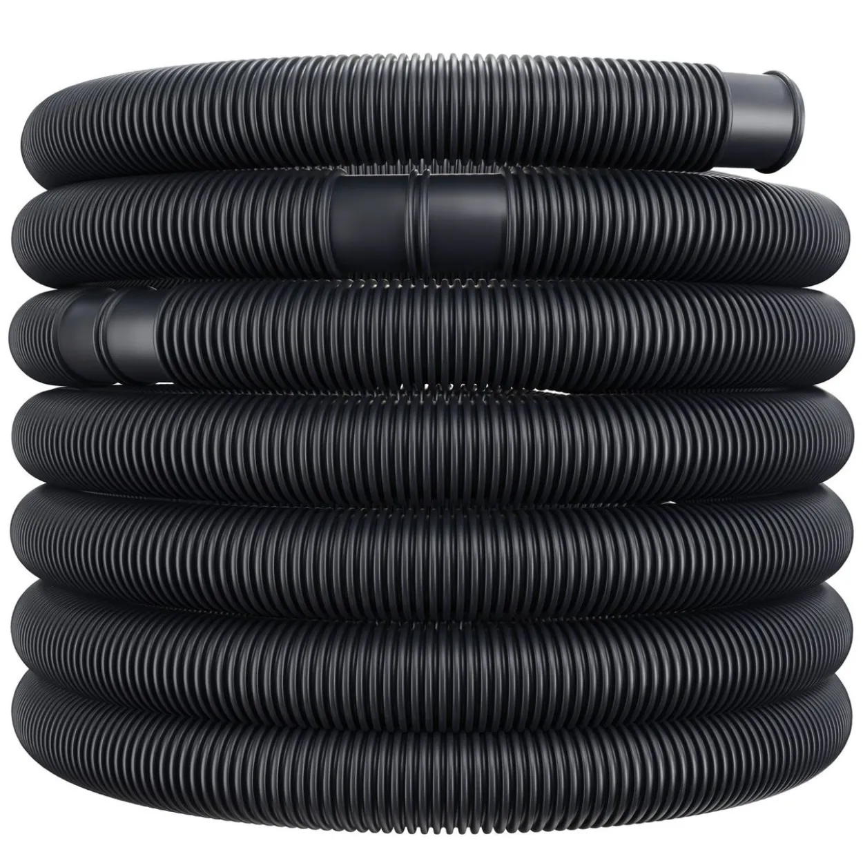 monzana Poolschlauch Schwarz Ø38mm x 10m