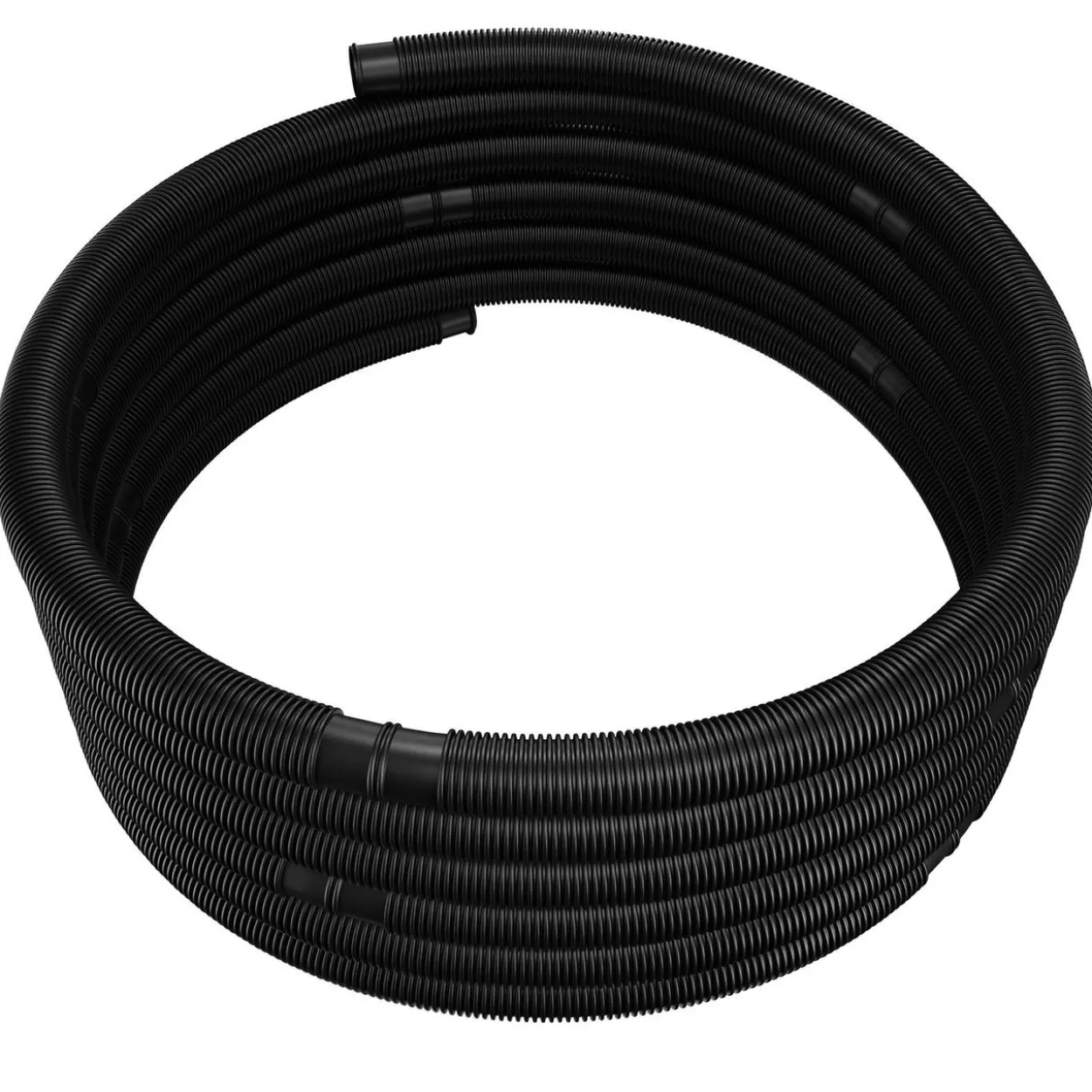 monzana Poolschlauch Schwarz Ø38mm x 10m