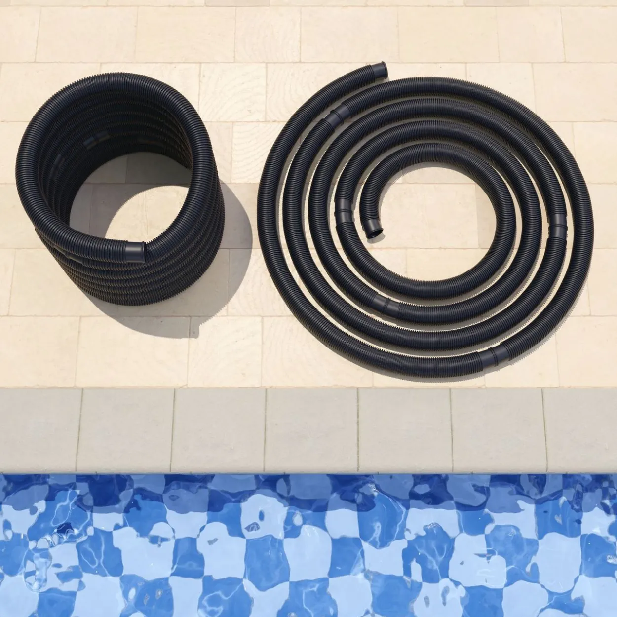 monzana Poolschlauch Schwarz Ø32mm x 6m