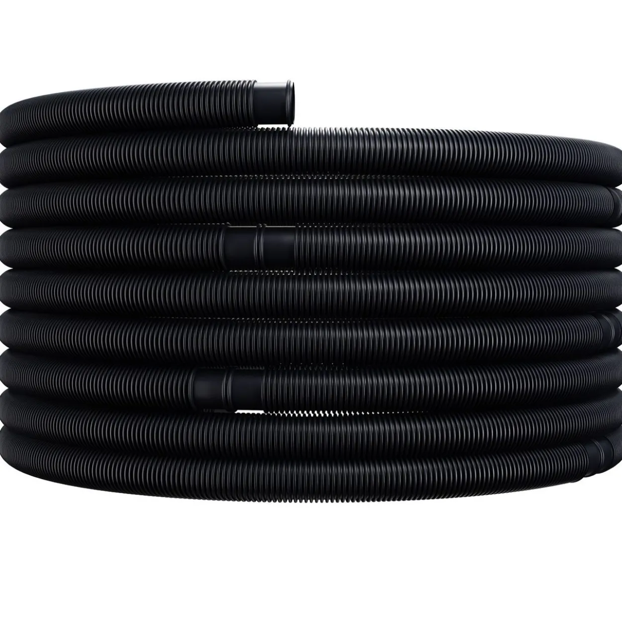 monzana Poolschlauch Schwarz Ø38mm x 14m
