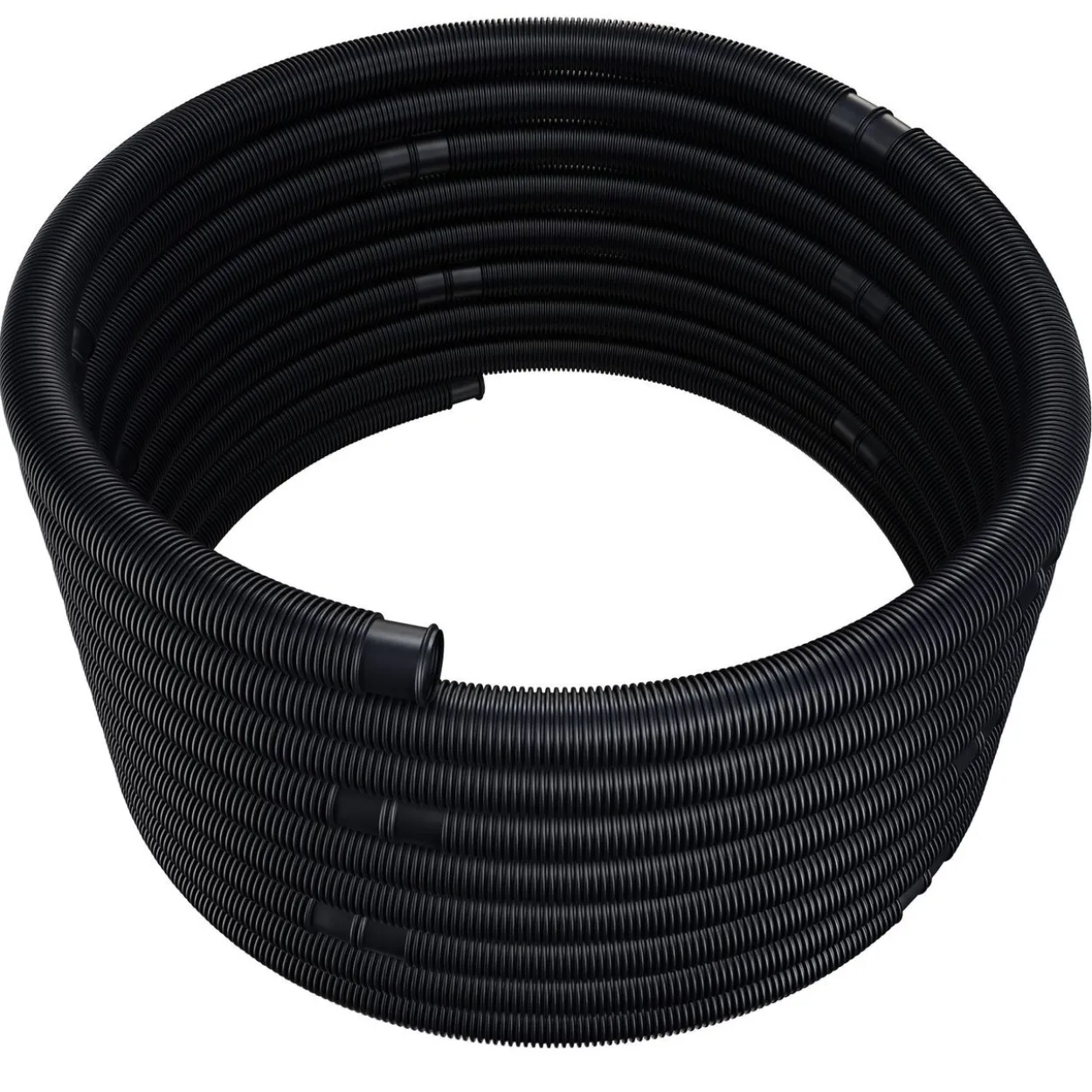 monzana Poolschlauch Schwarz Ø38mm x 14m