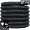 monzana Poolschlauch Schwarz Ø38mm x 6m