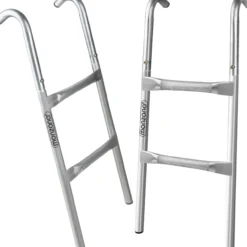 monzana Trampolinleiter 76 cm / 2 Metallstufen