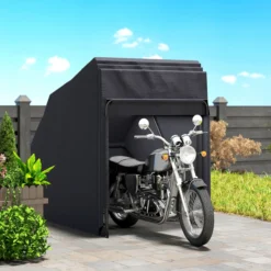 Motorrad Abdeckplane Faltbar Outdoor Motorradabdeckung Wasserdicht Winterfest
