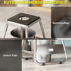 Motorrad Ständer, universal Motorrad Halterung bis 500 kg Grau