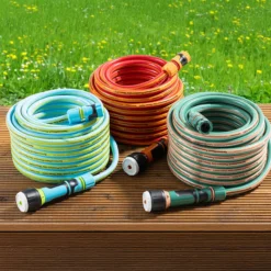 20m Premium-Line Gartenschlauch, Flower Power