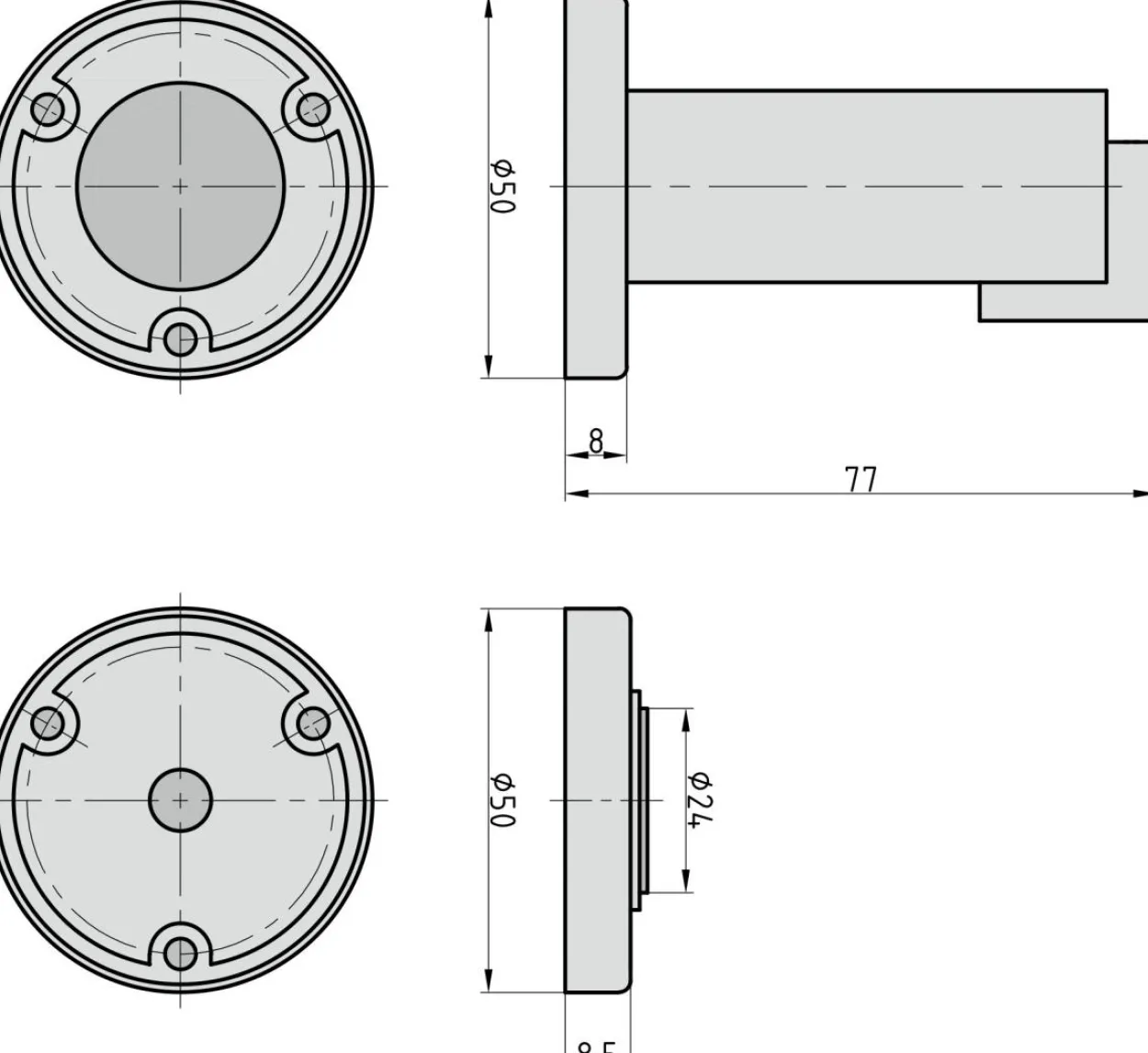 MTS 24 Magnet-Türfeststeller