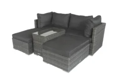 Multifunktionslounge "SAMOA" verstellbar - Beige/Grau