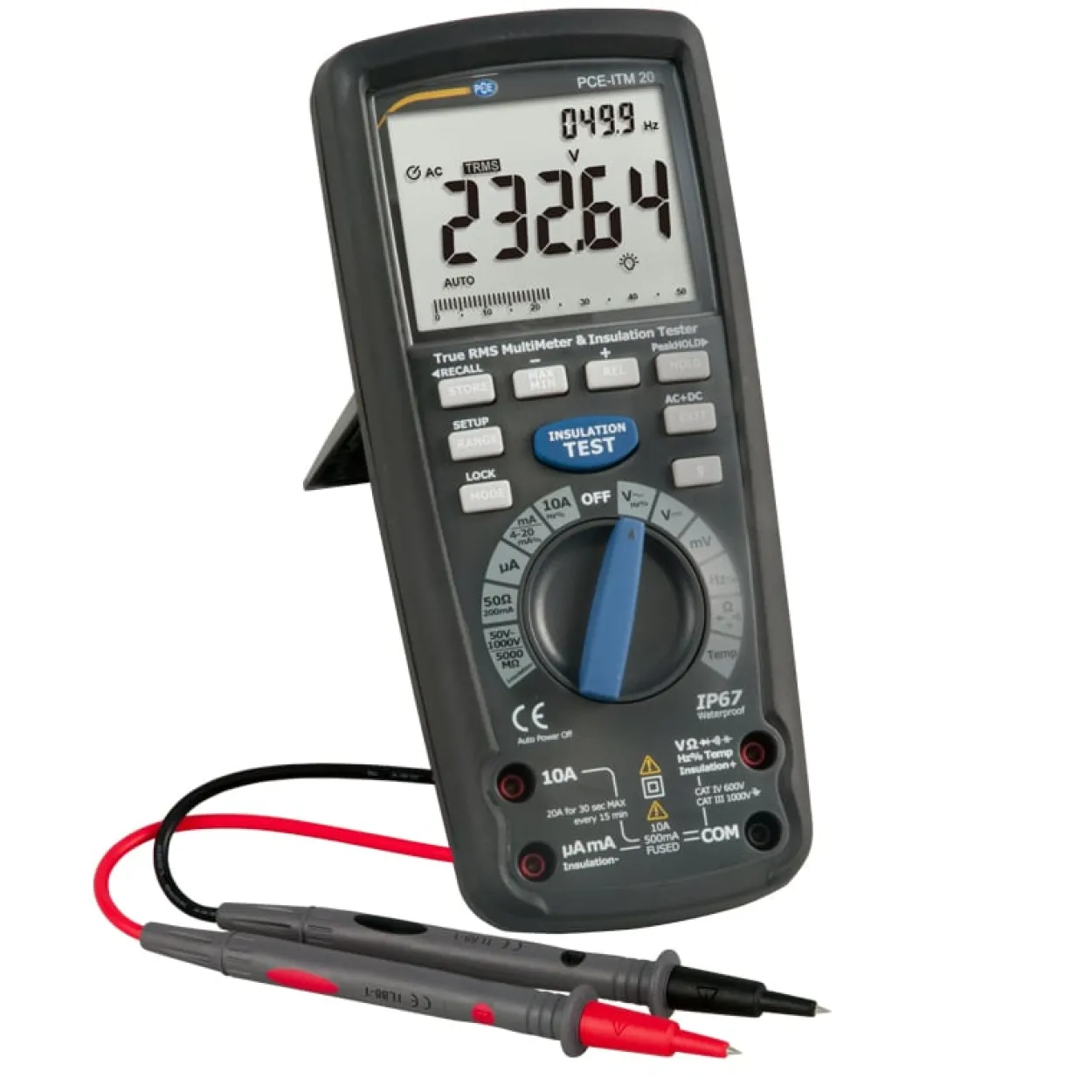 Multimeter / Isolationstester PCE-ITM 20