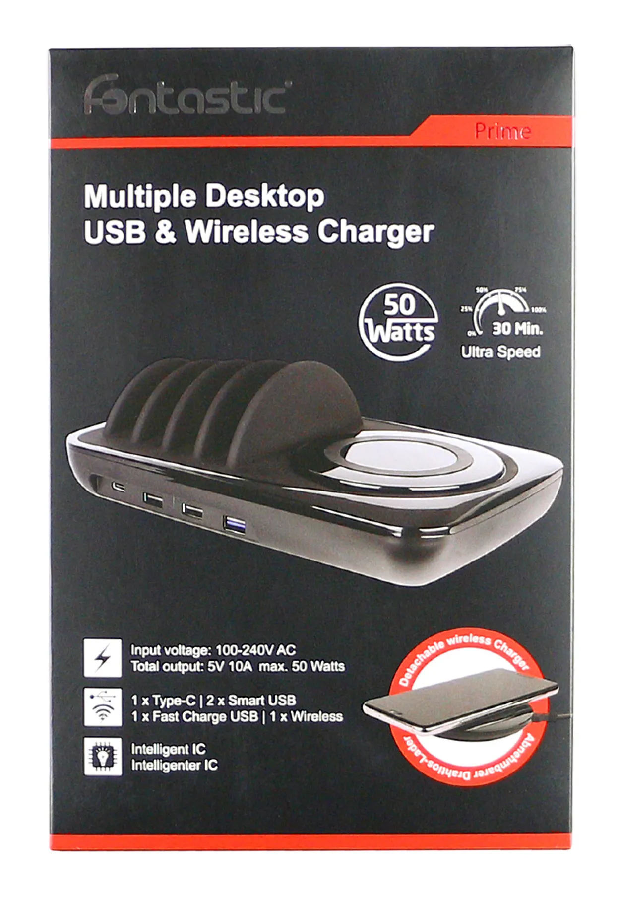 Multiport USB Ladestation "Casa+" inkl. Induktivlader