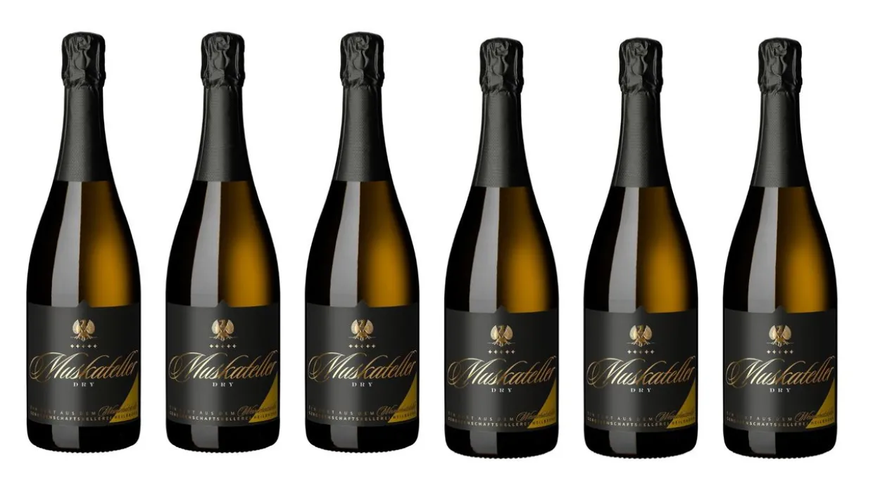 Muskateller Sekt Dry 0,75 l 6er Karton