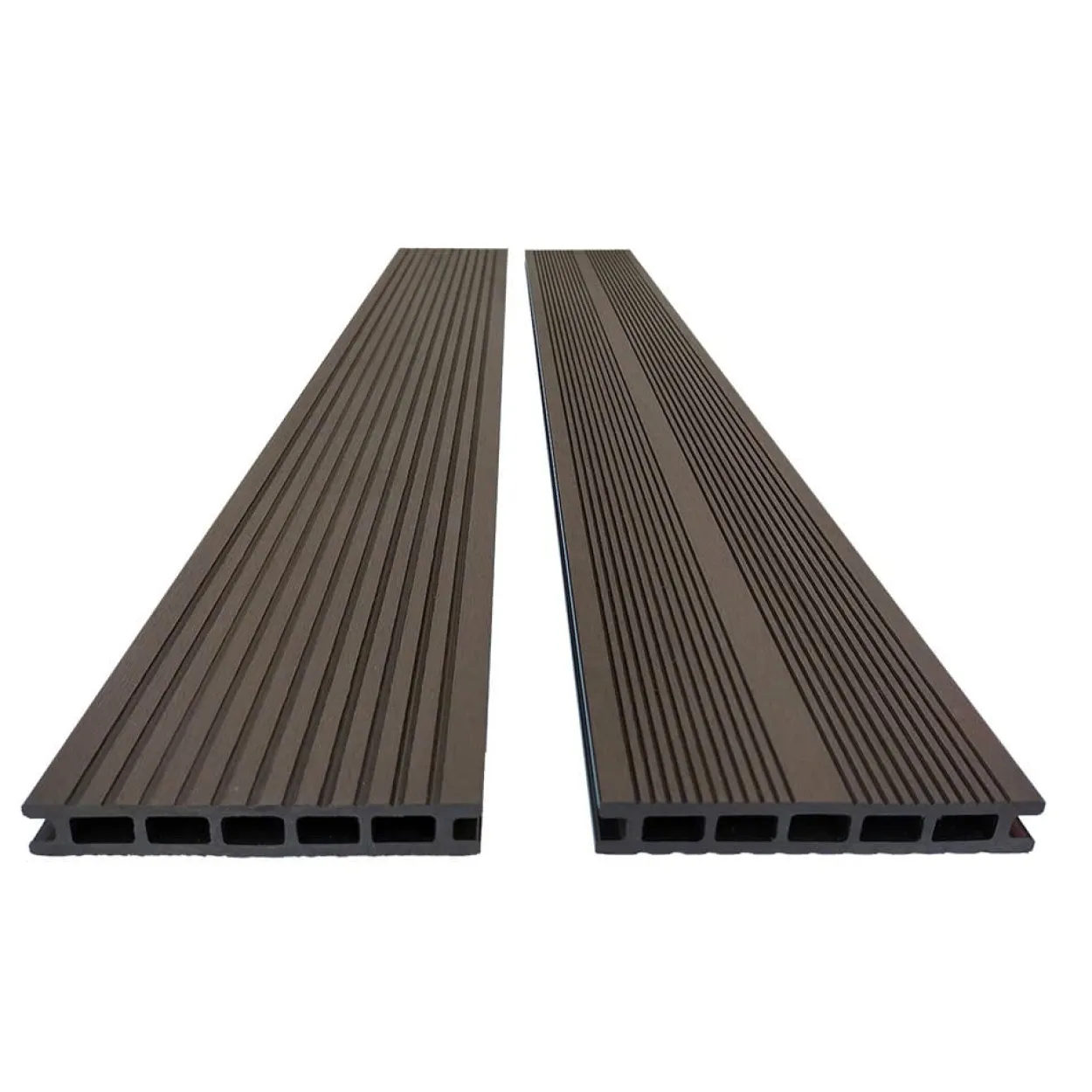 10m² WPC Terrassendiele mit Zubehör – Braun