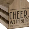 My Flair Flaschenhalter aus Holz "Bobby"