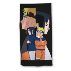 Naruto Badehandtuch 70x140 cm – Weiches Strandtuch für Anime-Fans