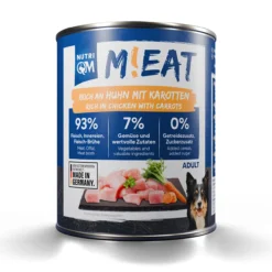 Nassfutter M!eat HU Huhn & Karotte 6x 800g