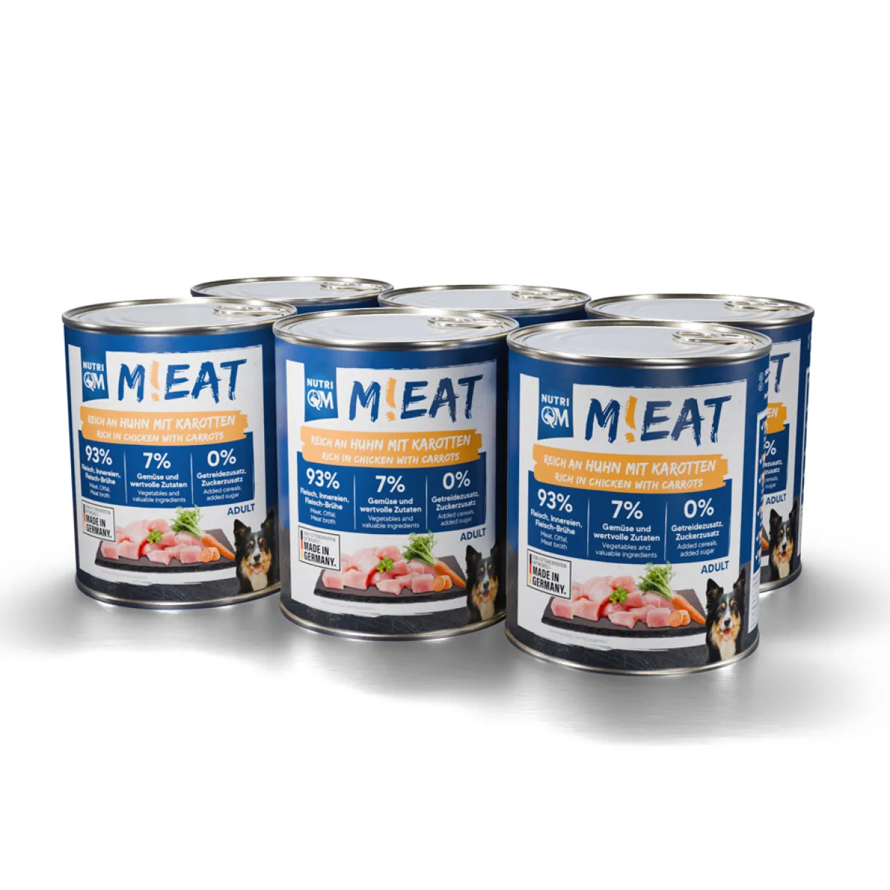 Nassfutter M!eat HU Huhn & Karotte 6x 800g