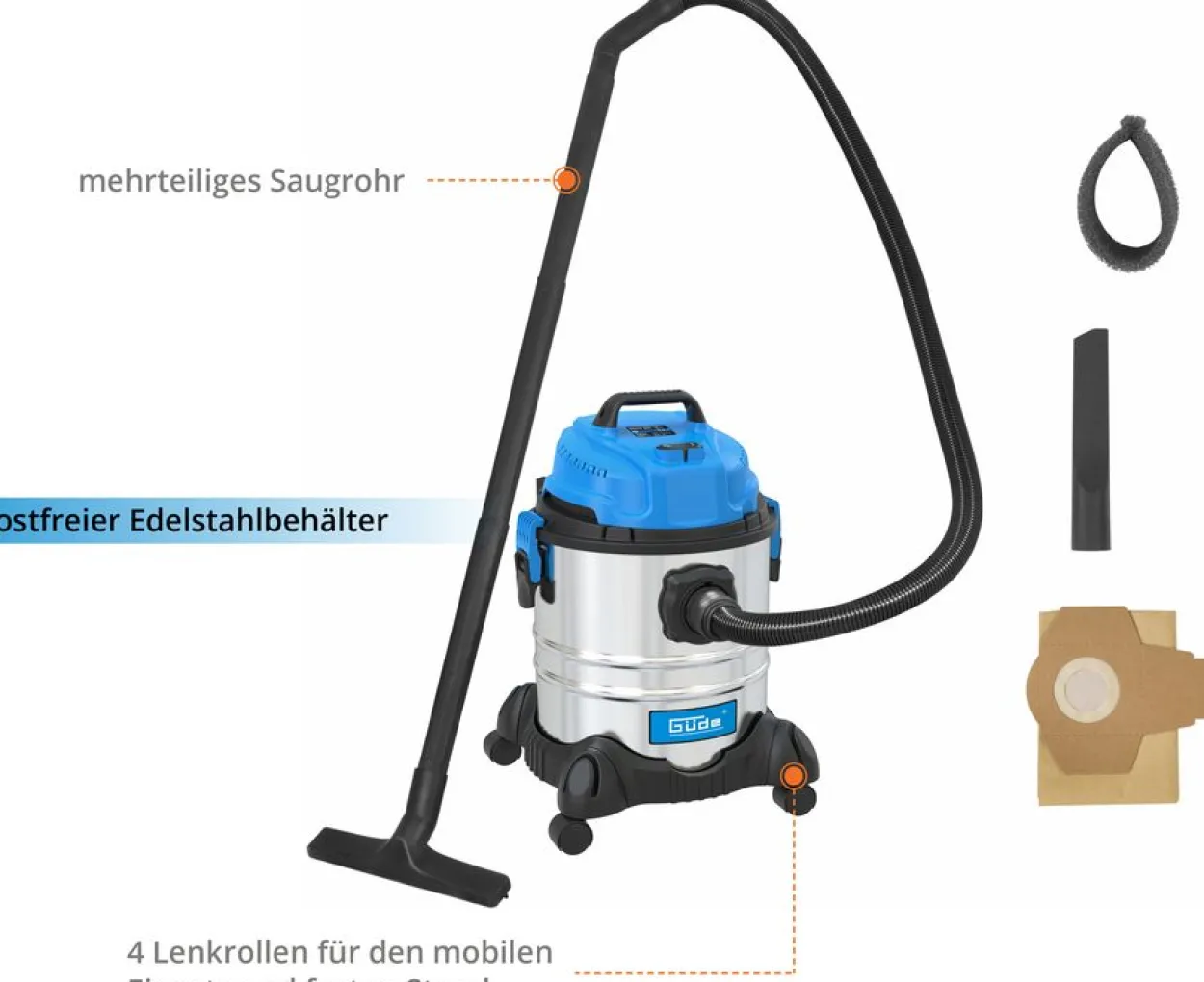 Nass-Trockensauger GNTS 20L
